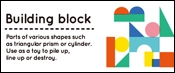 Building Blocks Japanese Washi Tape